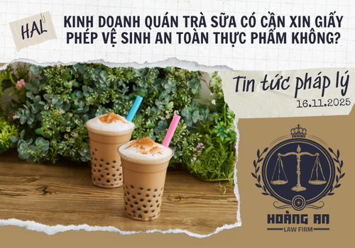 Kinh Doanh Quán Trà Sữa Có Cần Xin Giấy Phép Vệ Sinh An Toàn Thực Phẩm Không?